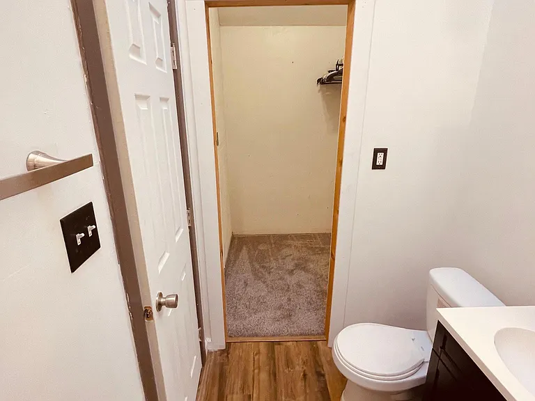 Entrance to walk-in closet