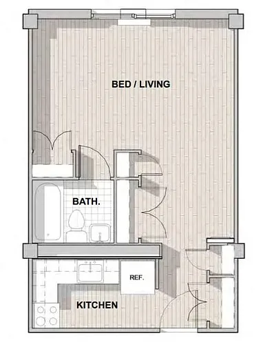 Floor plan Studio