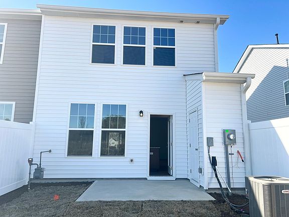 Back patio and storage closet