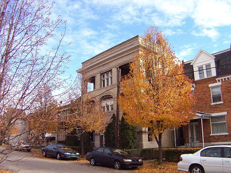 127 S Aiken. Apt 1 is lower left balcony. Balcony is private to the apartment.