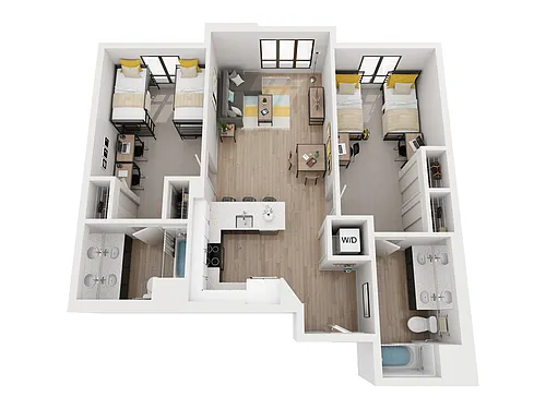 Floor plan B3