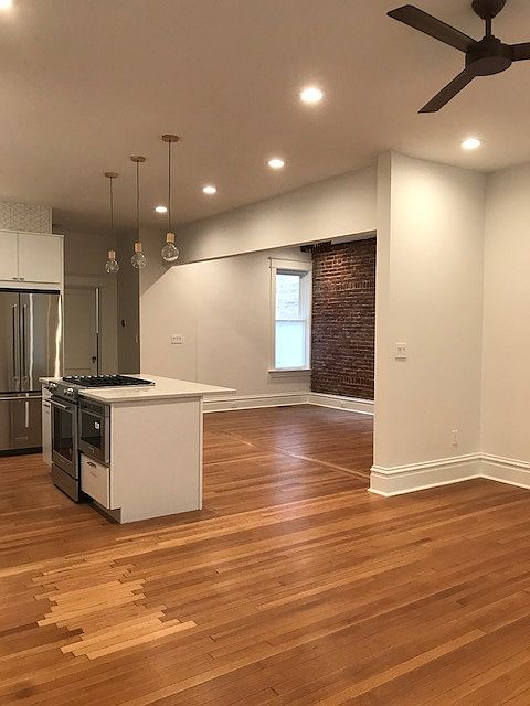 Looking from the front door.