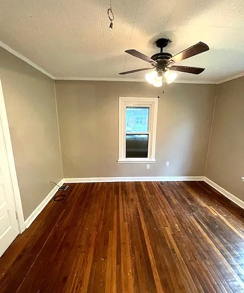 Both bedrooms are the same size, one facing north one facing south