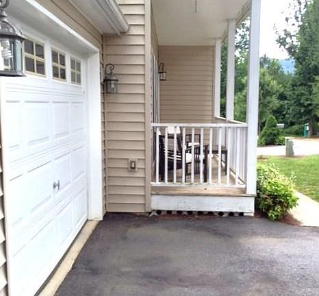 Comfortable front porch.