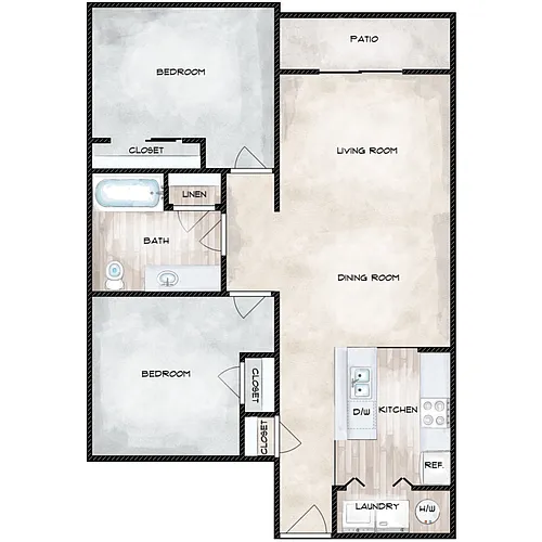Floor plan Diego
