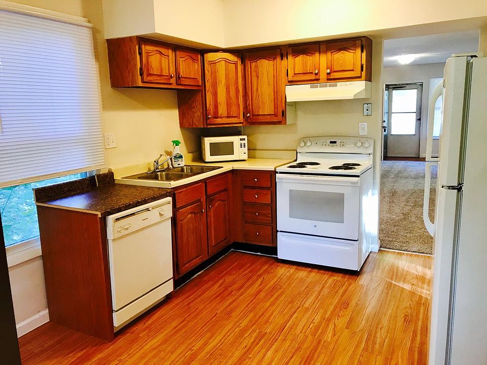 Kitchen with view into Living Room