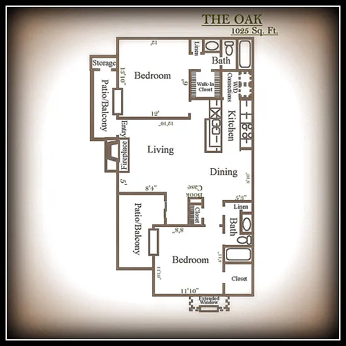 Floor plan The Oak