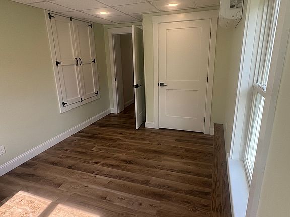 View from bedroom toward closet & doorway