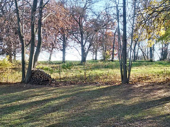 back yard with country view