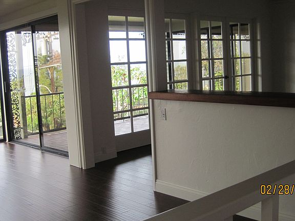 french doors out to private patio
