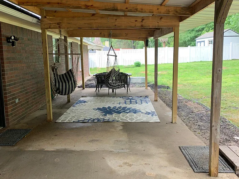 Covered patio