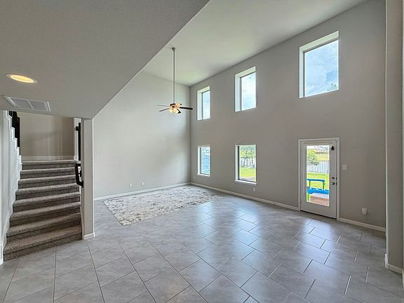 Large windows allows plenty of natural light and views of the lake