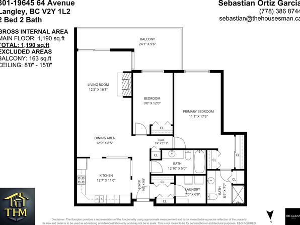 19645 64th Ave #301, Langley, BC V2Y 1L2
