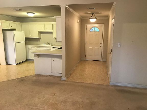 From fireplace to front door & kitchen