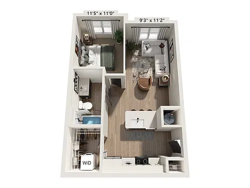 Floor plan A1A