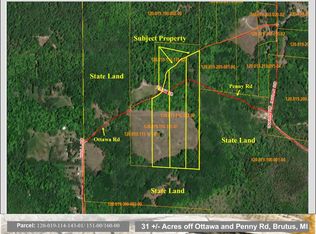 Off Ottawa & Penny Rd, Brutus, MI 49716