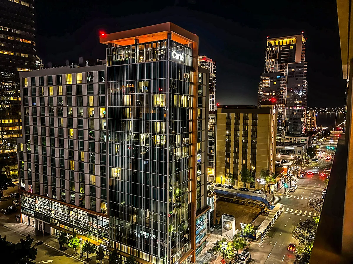 Night view - 350 W Ash St W #1009