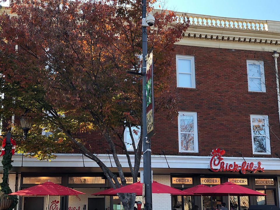 Our apartments are above the Chick-Fil-A space off East Broad St.
