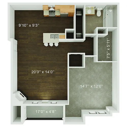Floor plan Ellington