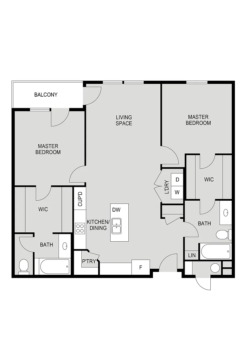 Floor plan 2B