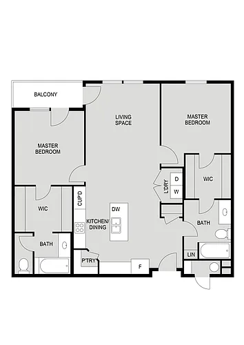 Floor plan 2B