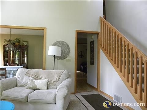 Living Room & Stair to 3BR's 2BA's