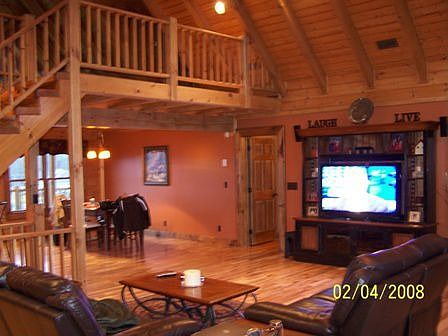 living room and loft