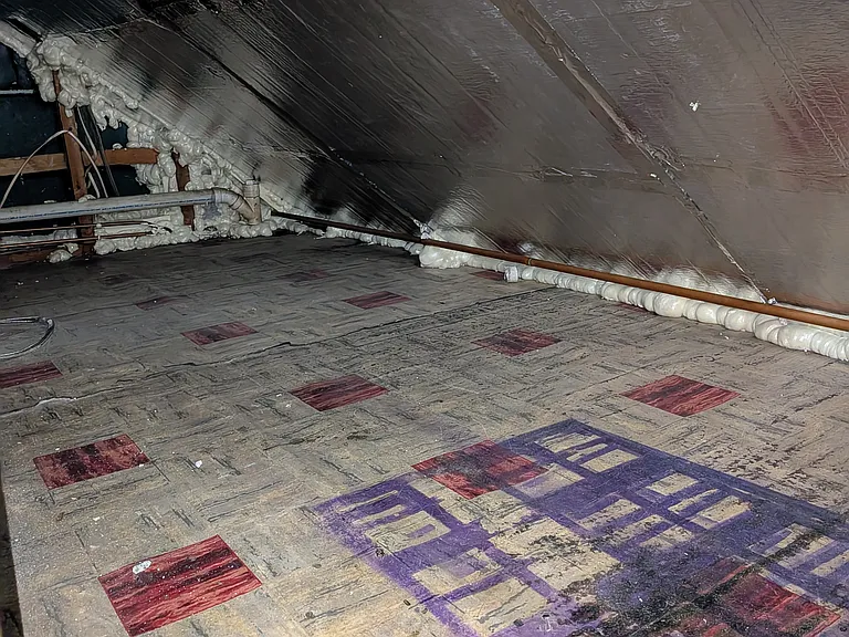 Private storage area in unit.