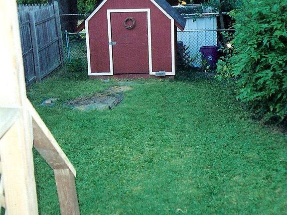 Backyard and shed