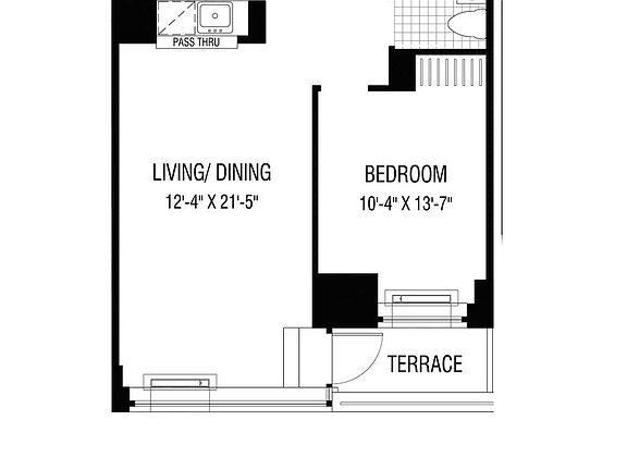 2nd image of 2 Gold St APT 408