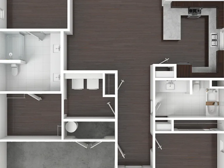 2 Bedroom A Standard 2 Bedroom A Standard