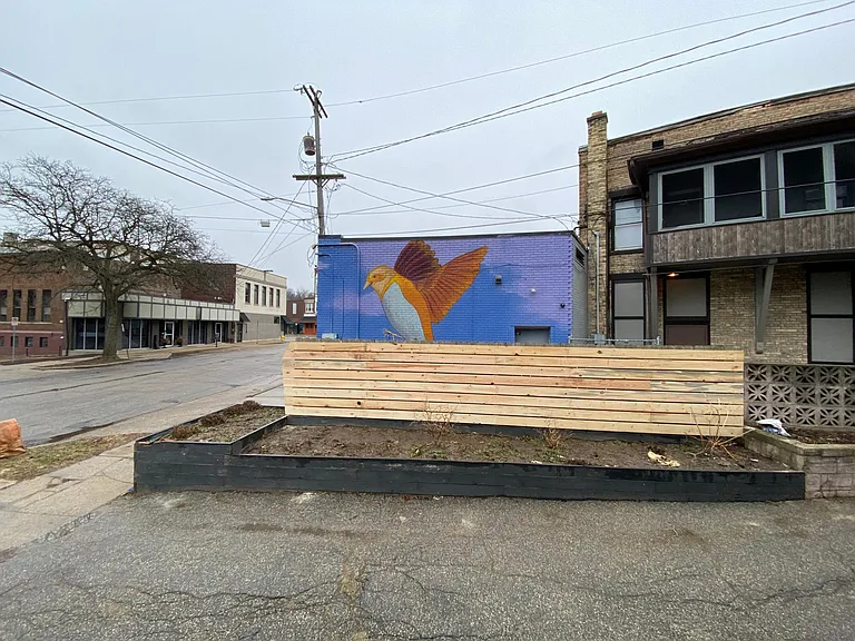 tenant community garden.