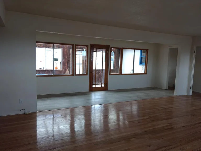From Living room facing sunroom.