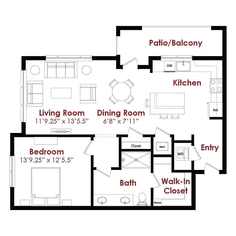 Floor plan A6