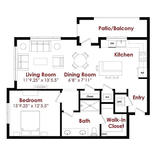 Floor plan A6