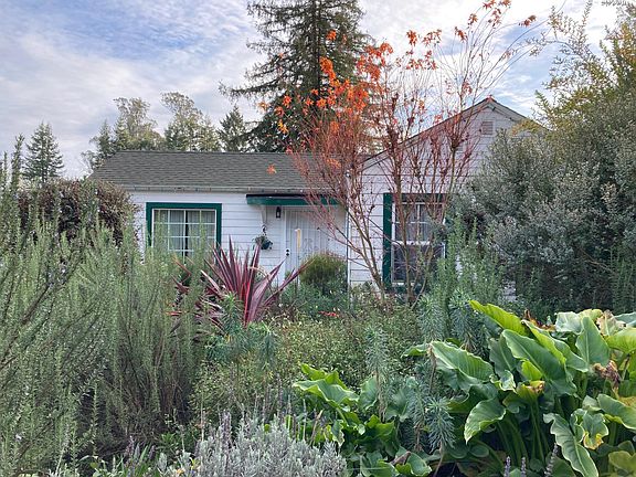 Mature, beautiful landscaping, includes fenced raised bed garden, large back yard, 60 yr. old redwood, apples, persimmon, lemon, fig trees. Grapes on fence line