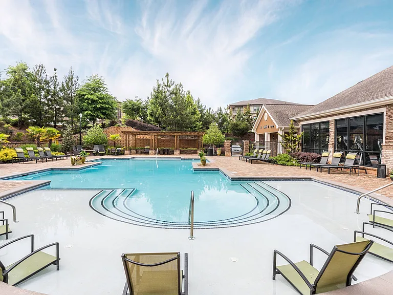 Refreshing Pool and Lounge Area