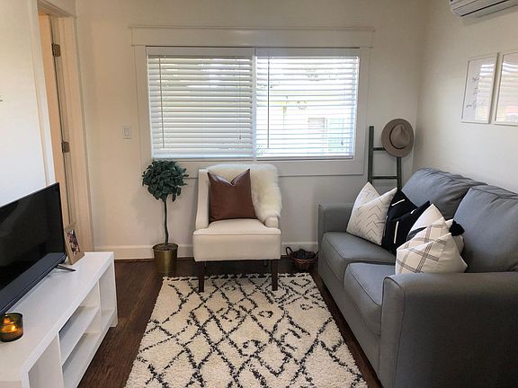 Living area shown with furniture