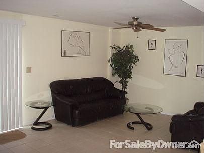 Living Room with fan