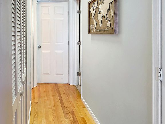 Hall with pantry and coat closet