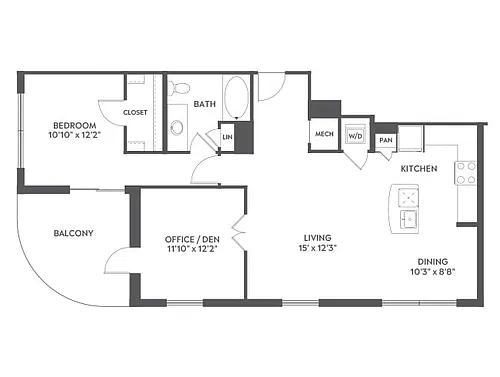 Floor plan A6D