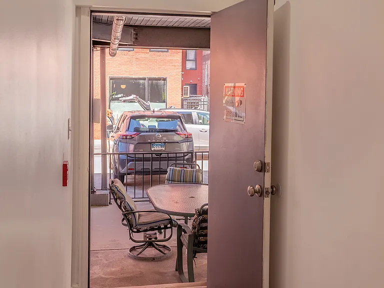 Rear entrance