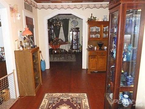 Hall from the front door into the dining room.