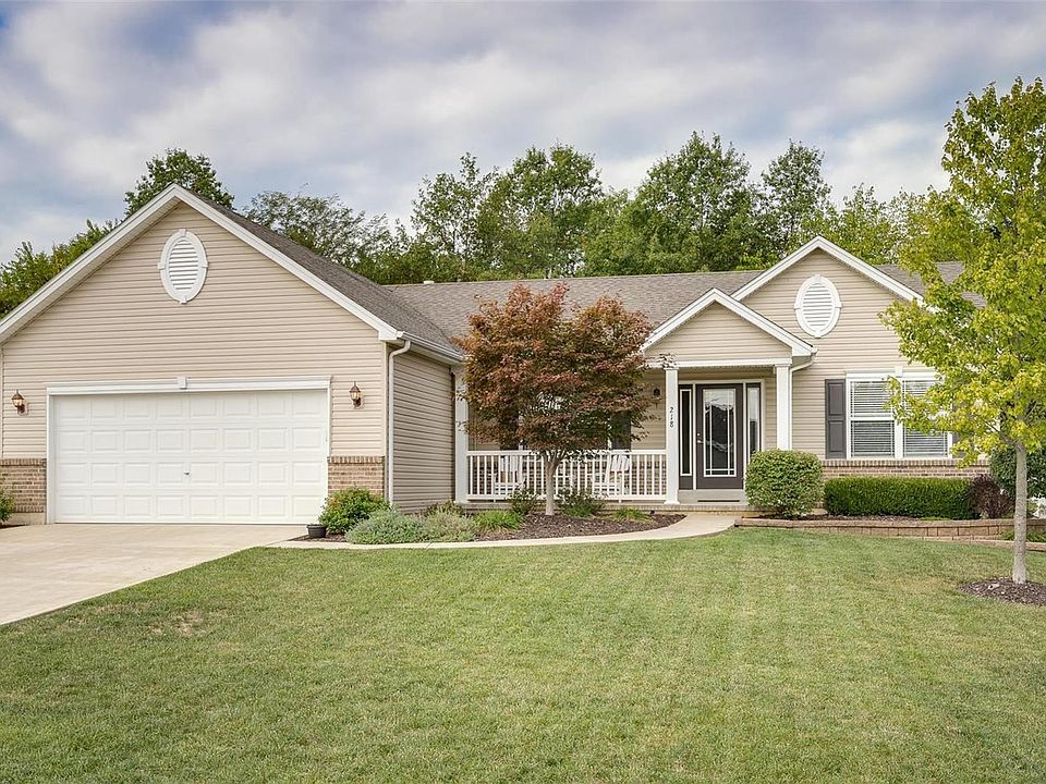 Beautifully landscaped front of house