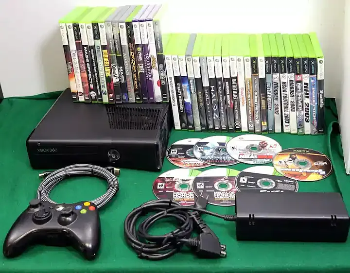 Enjoy gaming fun with the Xbox 360, perfect for family-friendly entertainment!