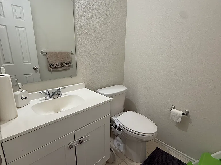 1st floor half bath