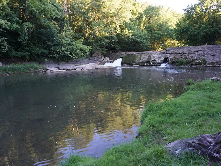 Creek and dam on the farm