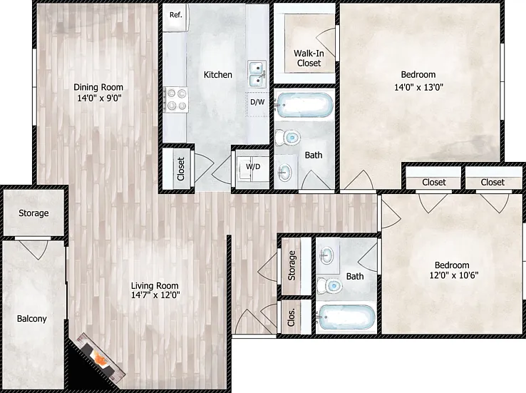 Urban Floorplan Diagram