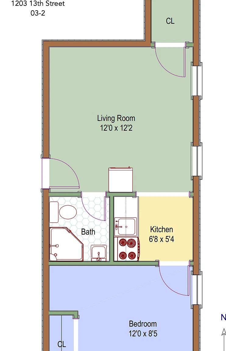 1 bed, 500 sqft, $2,288 — Photo 2