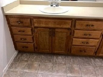 Master Bath Cabinets. 